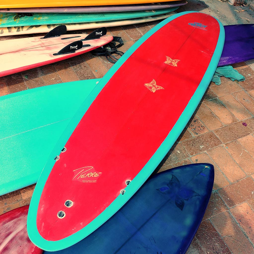 Dream-red-mini-mal-1-2 Second hand surfboard 1 - Image 1